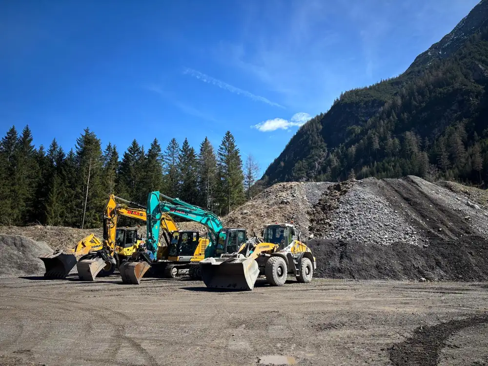 Deponie & Materialaufbereitung bei Blaas Transporte & Erdarbeiten im Lechtal